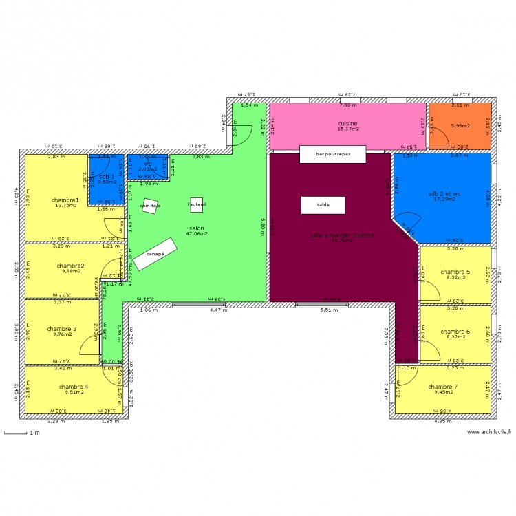 plan 2 maison conteneur. Plan de 0 pièce et 0 m2