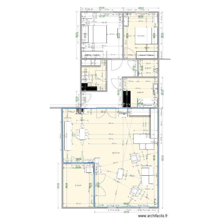 chambre 4. Plan de 0 pièce et 0 m2