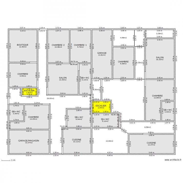 Plan 300m2 . Plan de 0 pièce et 0 m2