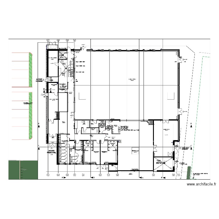 salle polyvalente. Plan de 0 pièce et 0 m2