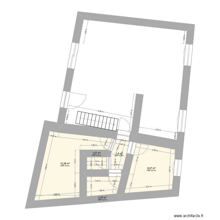 maison mayol 2. Plan de 5 pièces et 26 m2