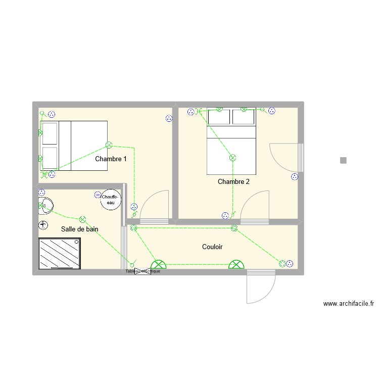 Ormeaux RdC1. Plan de 0 pièce et 0 m2