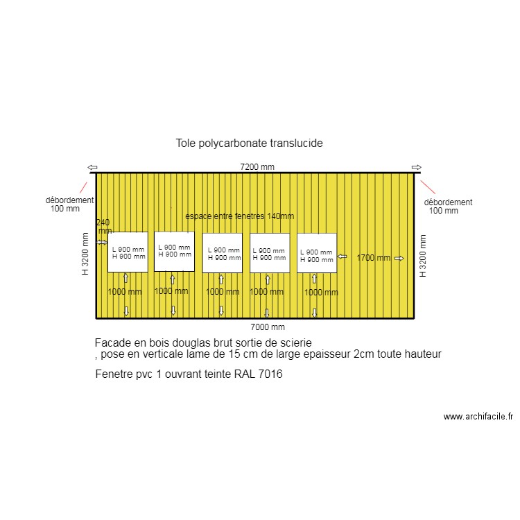 DP4  FAÇADE AVANT APRES RENOVATION. Plan de 0 pièce et 0 m2