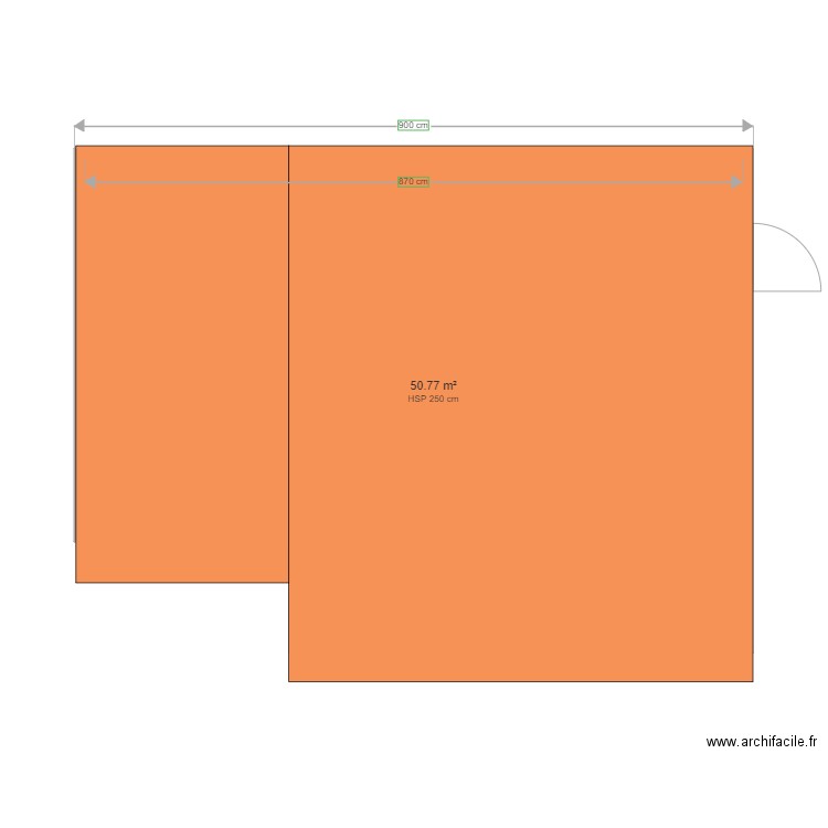 vue de dessus garage num 3 avec toiture. Plan de 0 pièce et 0 m2