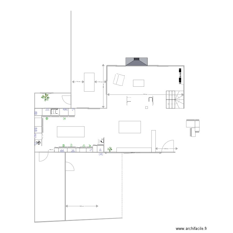 chisdits rdc. Plan de 0 pièce et 0 m2