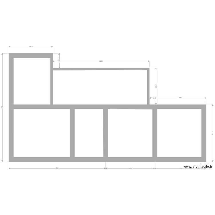 MAISON AVANT TRAVAUX. Plan de 0 pièce et 0 m2