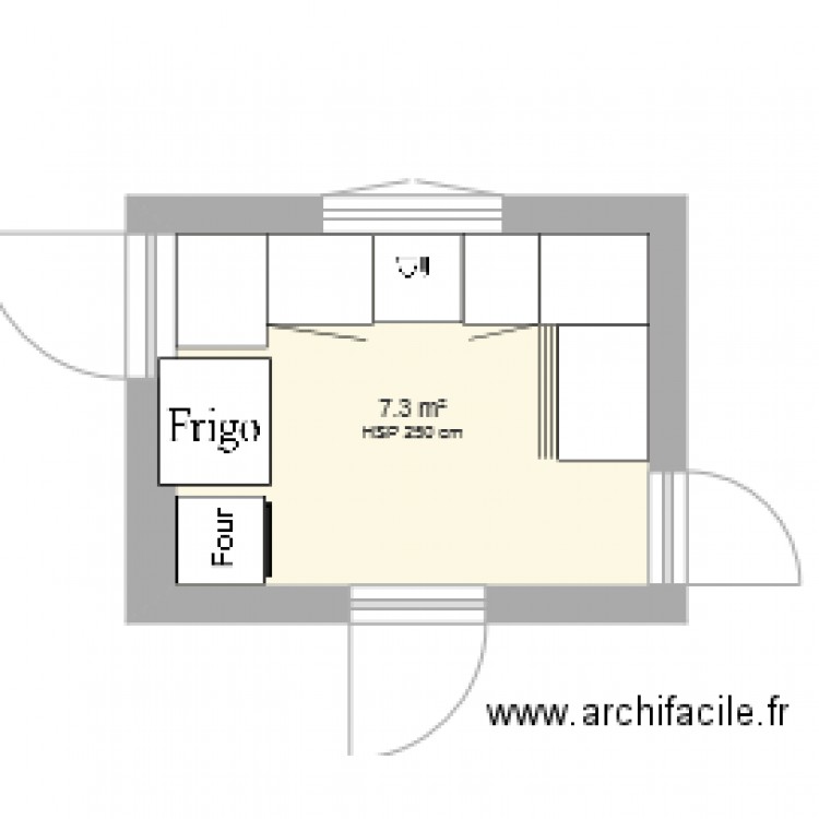 cuisine. Plan de 0 pièce et 0 m2