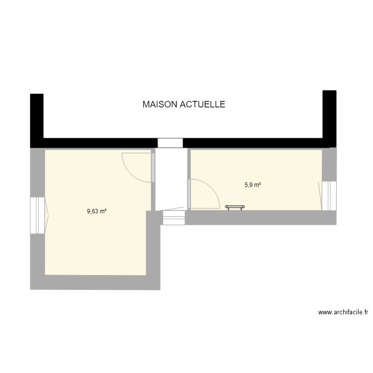 Projet Extension 2021. Plan de 0 pièce et 0 m2