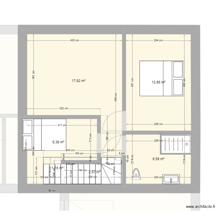 Archi. Plan de 15 pièces et 144 m2