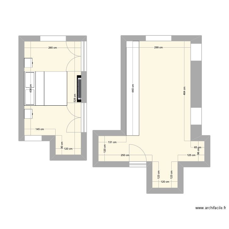 Plan Chambre. Plan de 0 pièce et 0 m2