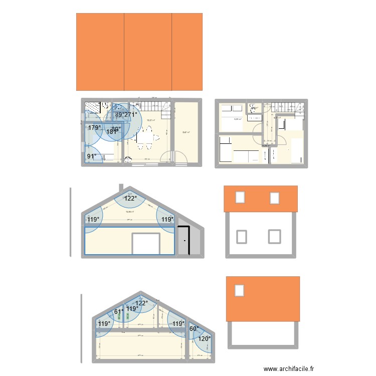 double. Plan de 0 pièce et 0 m2