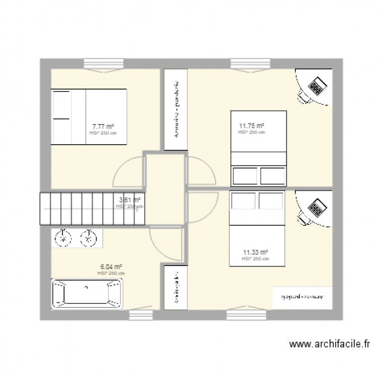 Plan maison 3. Plan de 0 pièce et 0 m2