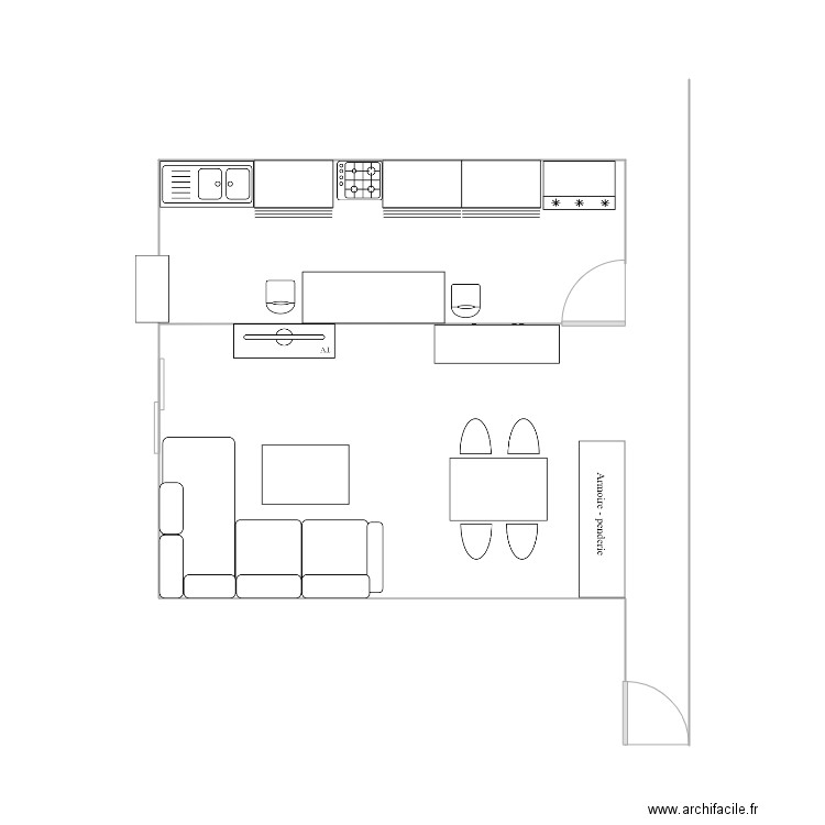 ameublement1bis. Plan de 0 pièce et 0 m2