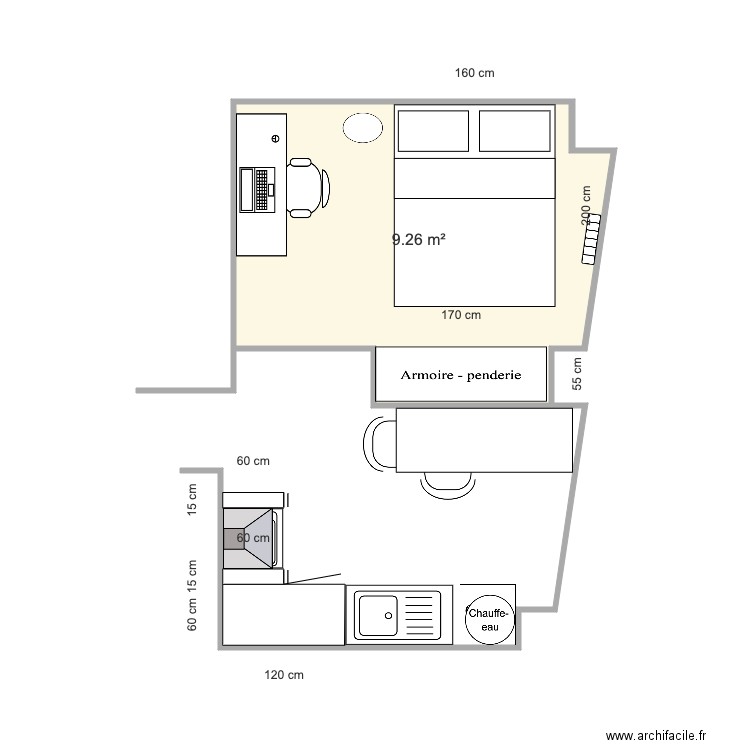 Cuisine Grasse. Plan de 0 pièce et 0 m2