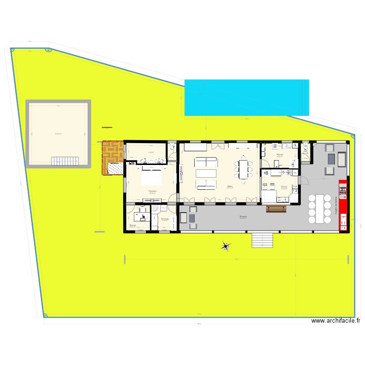 New 1101 b. Plan de 11 pièces et 901 m2