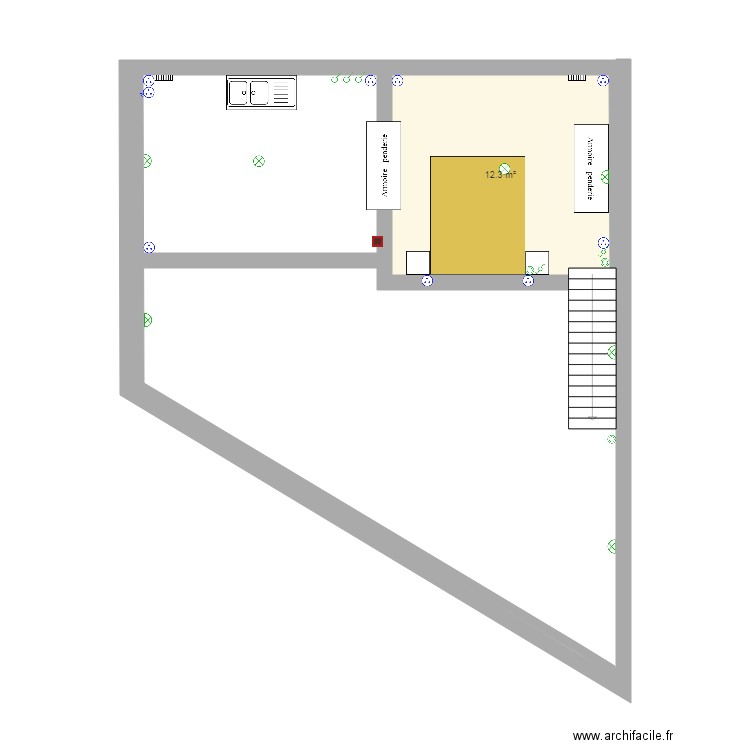 Audrey  Appart Etage1. Plan de 0 pièce et 0 m2