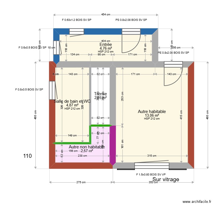 ML25000558. Plan de 19 pièces et 120 m2