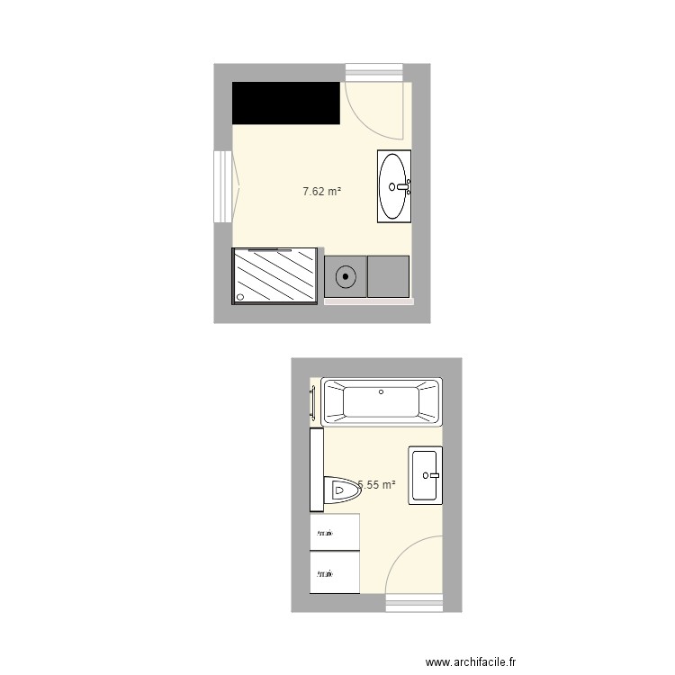 Salle de bain. Plan de 0 pièce et 0 m2