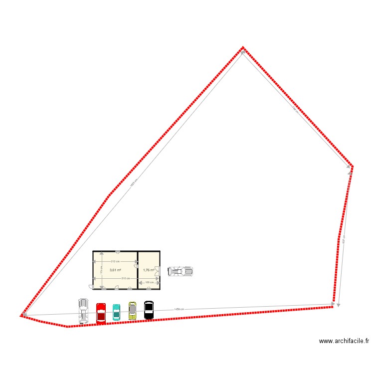 plan de masse. Plan de 0 pièce et 0 m2