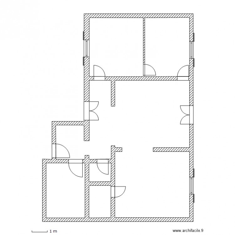 Maison. Plan de 0 pièce et 0 m2