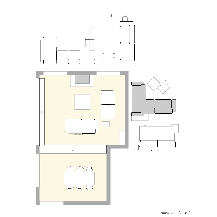 canape final. Plan de 0 pièce et 0 m2