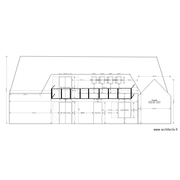 Facade Avant - Avant. Plan de 0 pièce et 0 m2