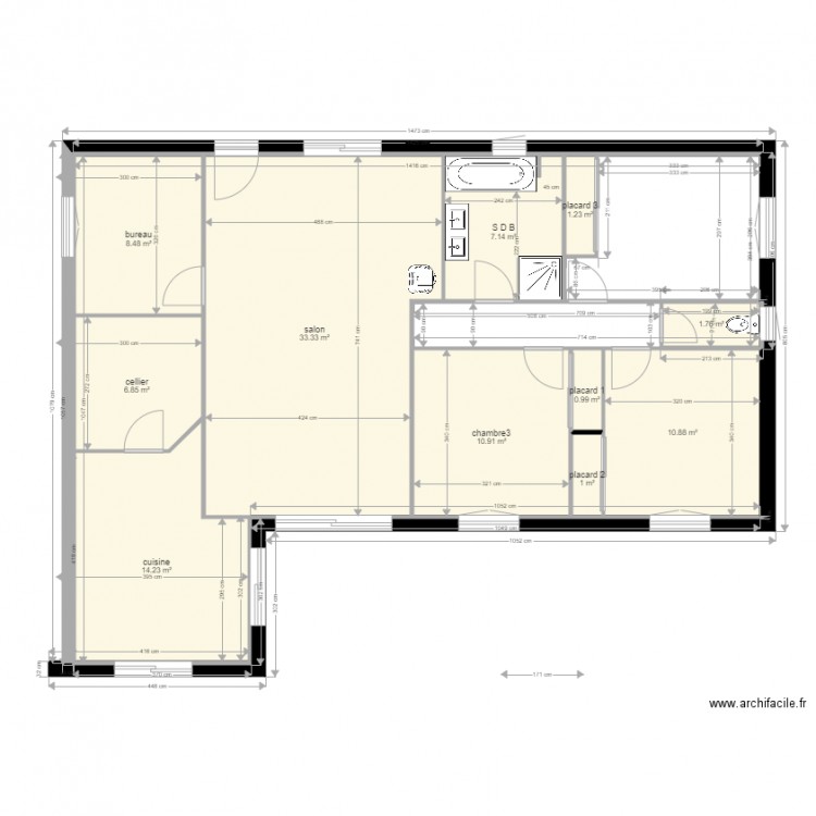 plan cedric et jeff christian. Plan de 0 pièce et 0 m2