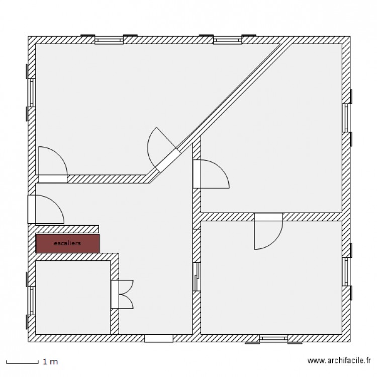 projet 1 RDC. Plan de 0 pièce et 0 m2