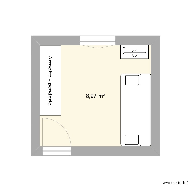 chambre 2. Plan de 0 pièce et 0 m2