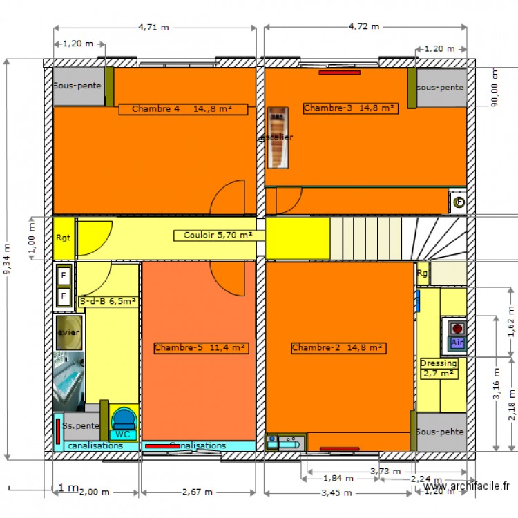 Plan. Plan de 0 pièce et 0 m2