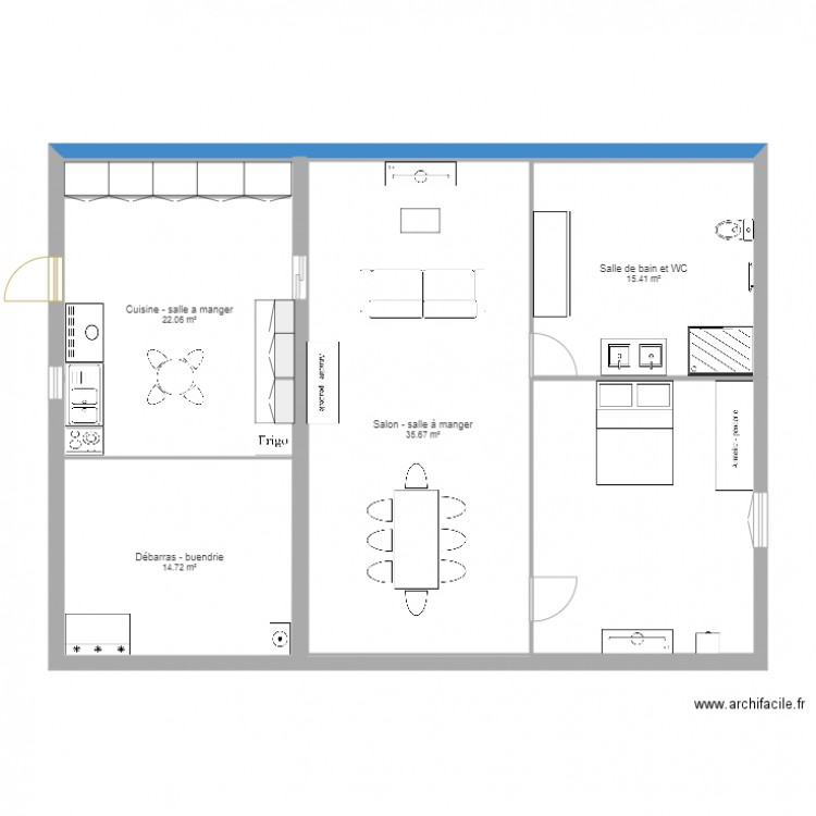 Plan comble. Plan de 0 pièce et 0 m2