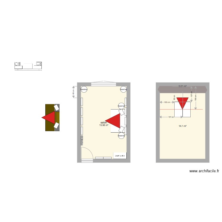 salon 3. Plan de 0 pièce et 0 m2