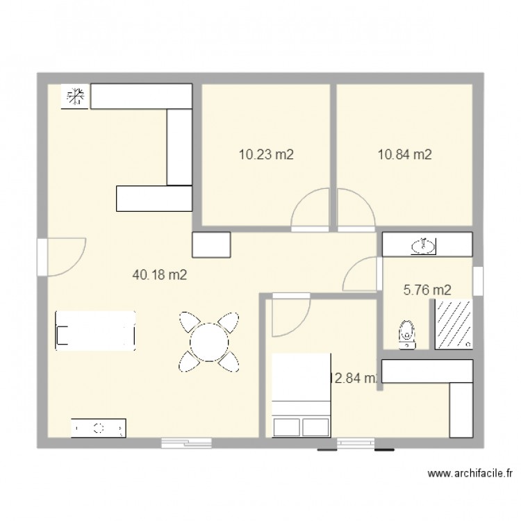 idee1. Plan de 0 pièce et 0 m2