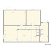 plan maison + escalier