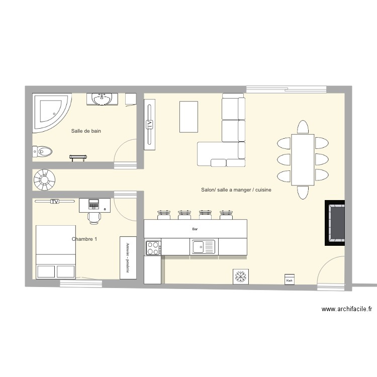 MAISON PAULIN . Plan de 0 pièce et 0 m2