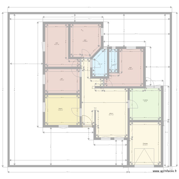 plan maison . Plan de 0 pièce et 0 m2