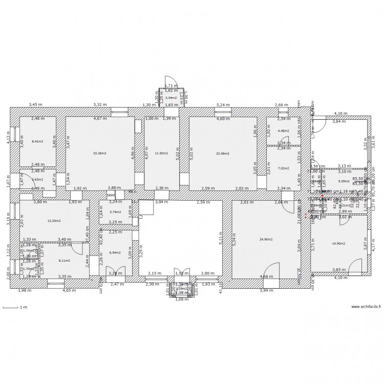 rez de chaussÃ©e. Plan de 0 pièce et 0 m2