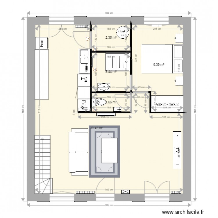 maison uniquement. Plan de 0 pièce et 0 m2