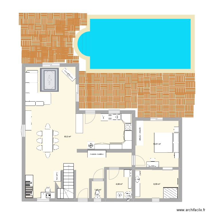 Maison France2. Plan de 0 pièce et 0 m2