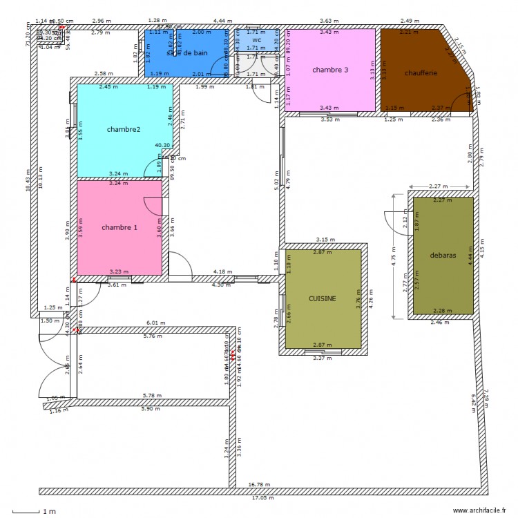 plan de masse maison avec projet cabanon. Plan de 0 pièce et 0 m2