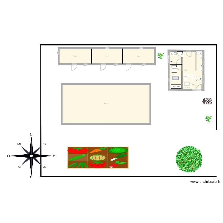 projet appart Kinshasa bis. Plan de 0 pièce et 0 m2