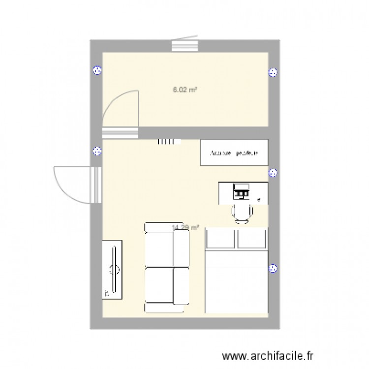 Garage. Plan de 0 pièce et 0 m2