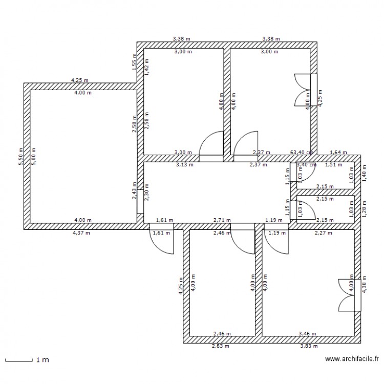 Plan NS-maison. Plan de 0 pièce et 0 m2