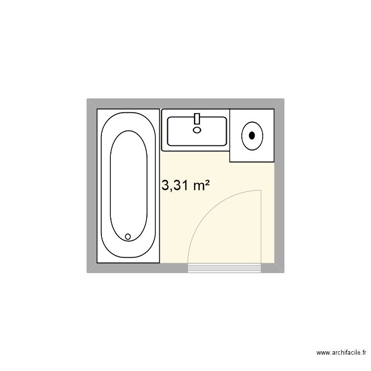 PIOLAT SDB. Plan de 0 pièce et 0 m2