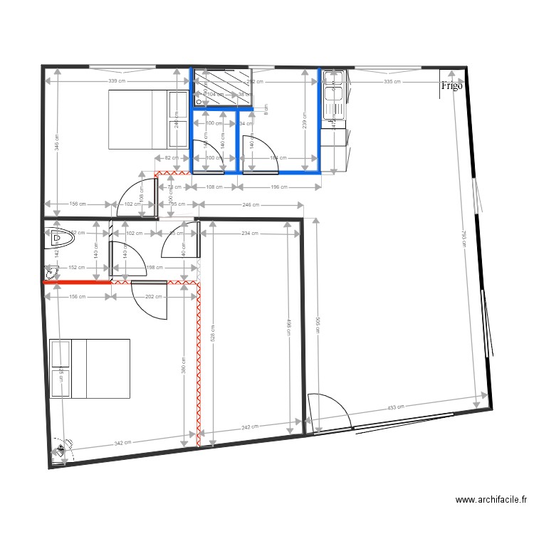 Mon plan 5. Plan de 0 pièce et 0 m2