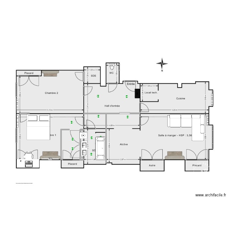 Molière bis. Plan de 0 pièce et 0 m2