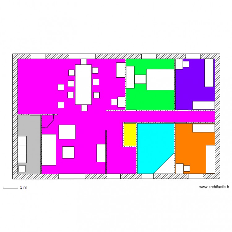 maison. Plan de 0 pièce et 0 m2