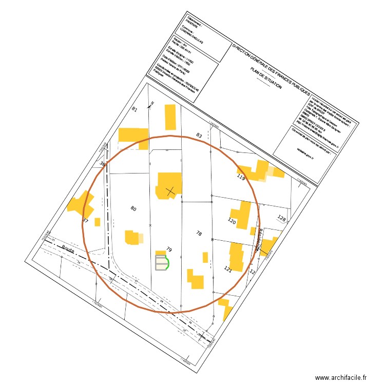 maison mandala2. Plan de 3 pièces et 70 m2