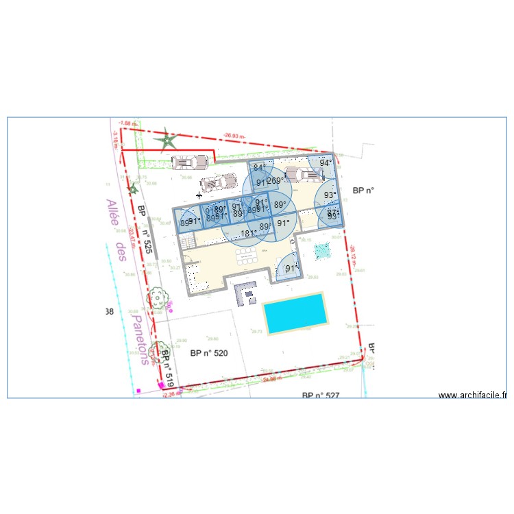 Philippe 255m². Plan de 0 pièce et 0 m2