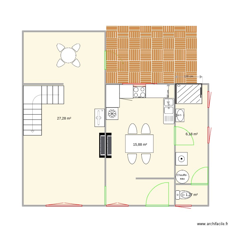 maison finie. Plan de 0 pièce et 0 m2